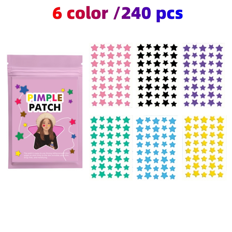 Hydrocolloid Acne Patch - 240/720개입 패밀리팩 스타 하이드로콜로이드 패치 컴포트