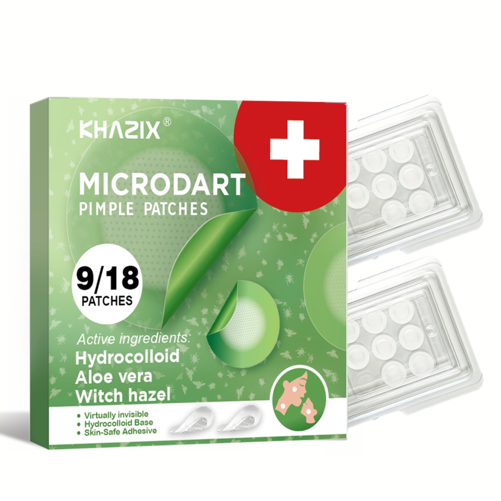 Hydrocolloid Acne Patch - 밤새 마이크로 다트 여드름 패치 -