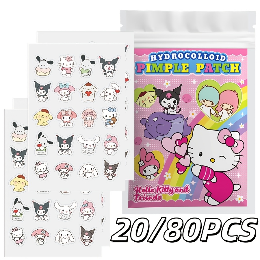 Hydrocolloid Acne Patch - 20/80개입 산리오 헬로키티 만화 하이드로콜로이드 여드름