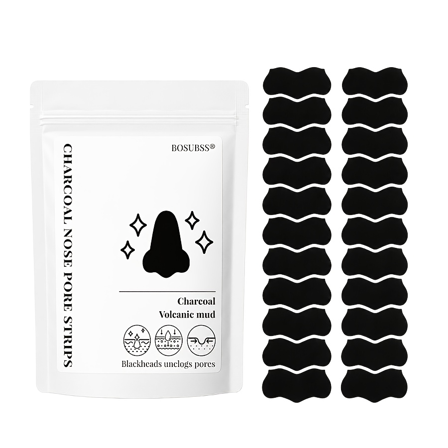 Charcoal Pore Strip - 티트리 숯 코팩 (남녀공용) 딥 포어