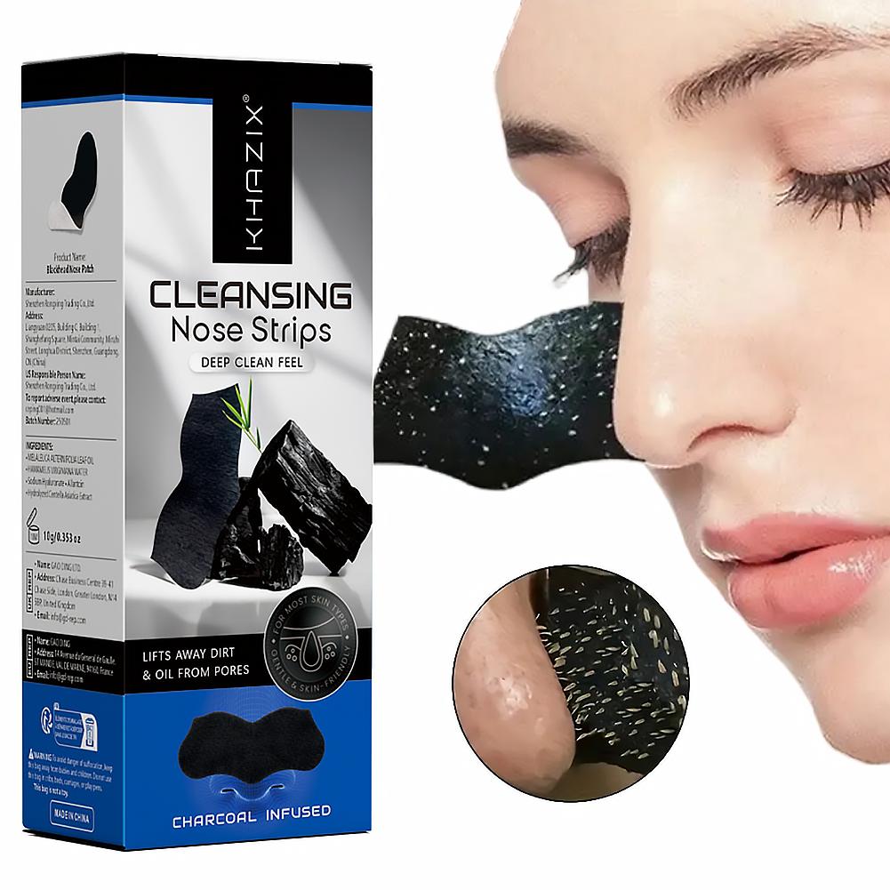Charcoal Pore Strip - 천연 숯 딥 클렌징 모공 스트립,