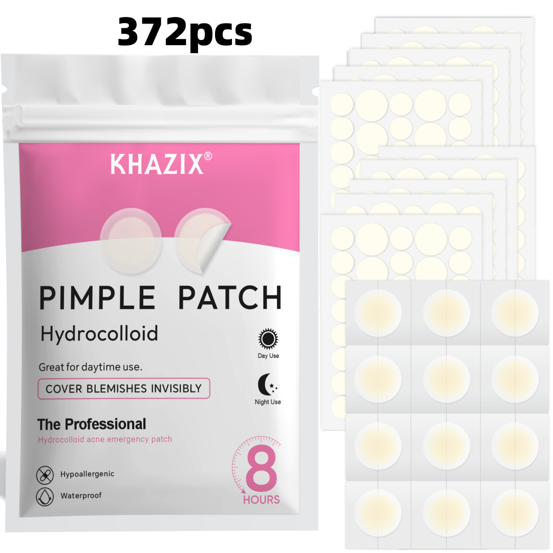 Hydrocolloid Acne Patch - 372개입 하이드로콜로이드 여드름 패치, 하이드로콜로이드 스팟
