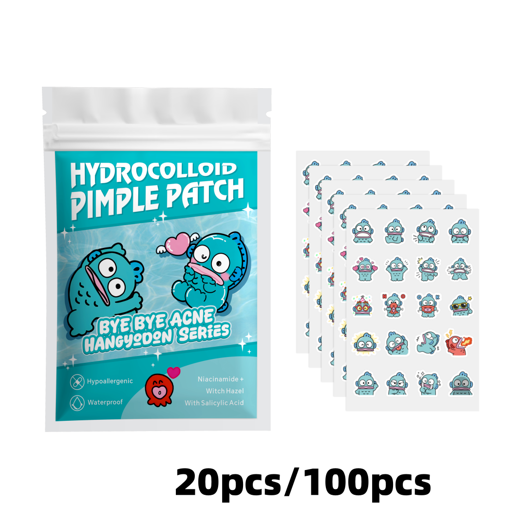 Hydrocolloid Acne Patch - 20/100PCS 헬로 키티 여드름 패치, 얼굴