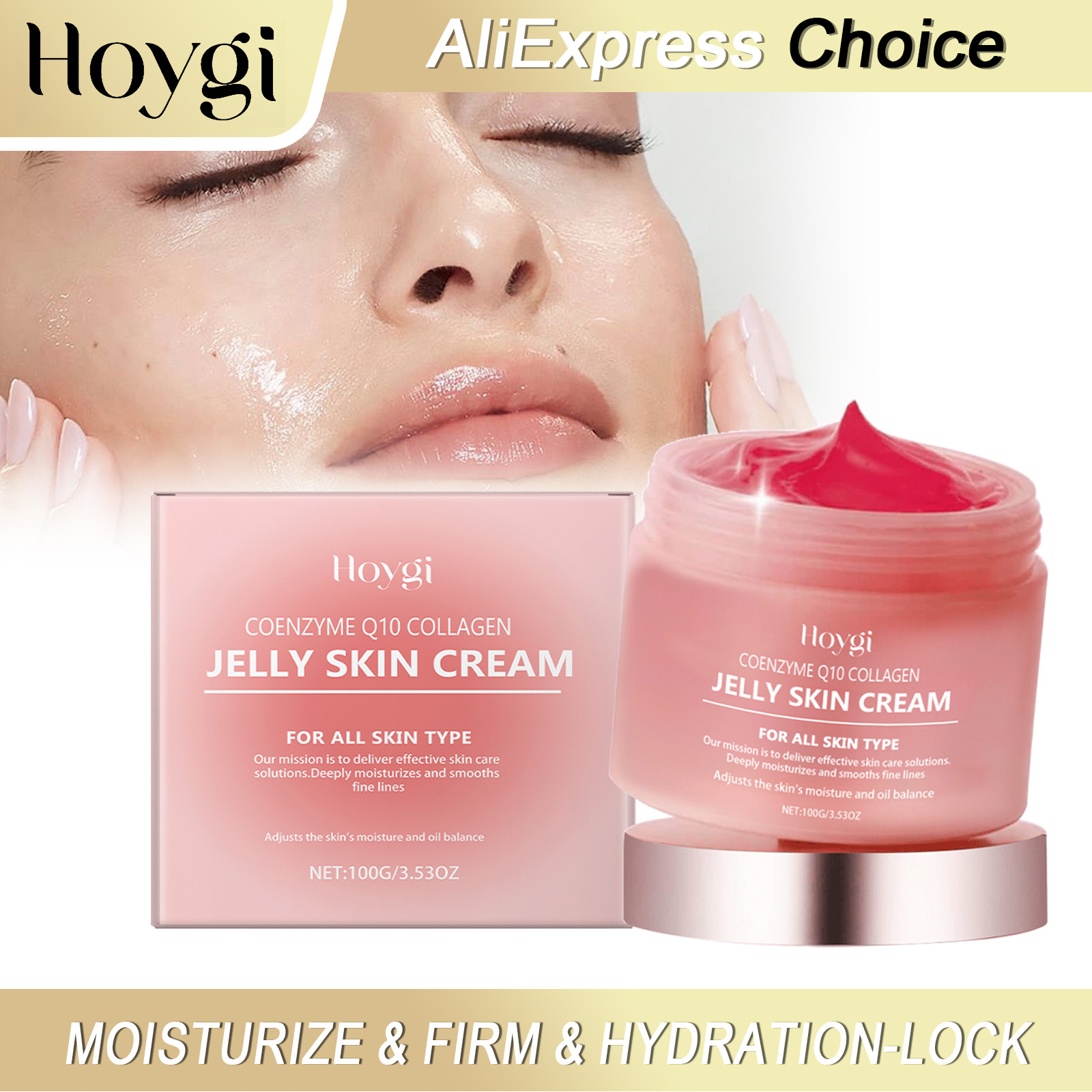 Coenzyme Q10 Cream - 호이기 콜라겐 젤리 페이스 크림 영양