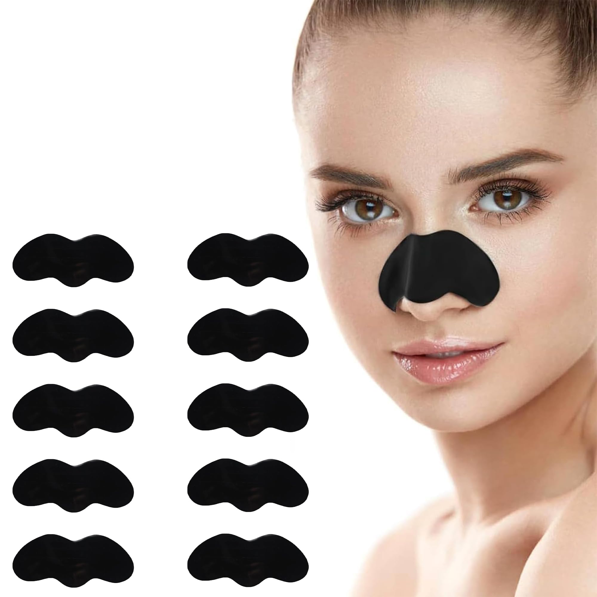 Charcoal Pore Strip - 10/20/50/100PCS 남녀공용 여드름 및 뾰루지 치료를