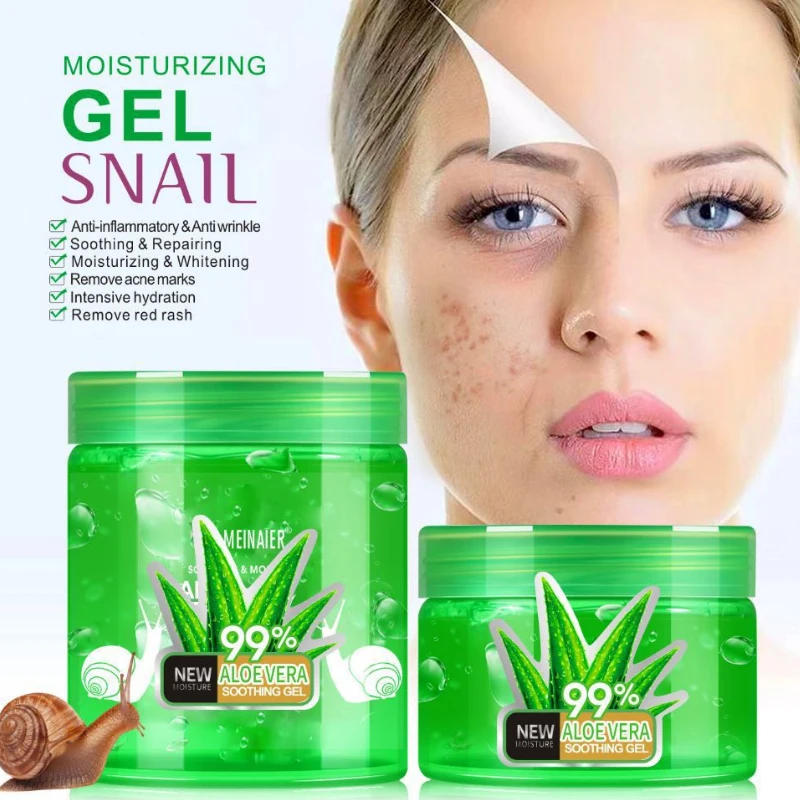 Snail Cream Gel - 150ml 250ml 알로에 베라 젤 천연