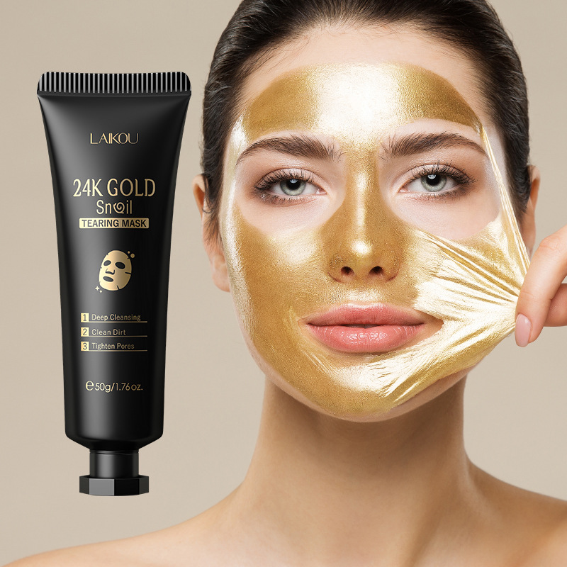 Snail Cream Gel - LAIKOU 24K 골드 사쿠라 필링 페이스