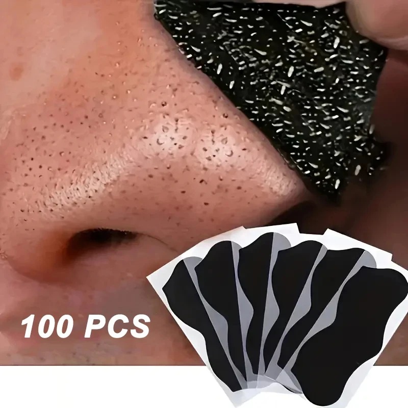 Charcoal Pore Strip - 10/50/100Pcs 블랙 헤드 리무버 마스크 유니섹스