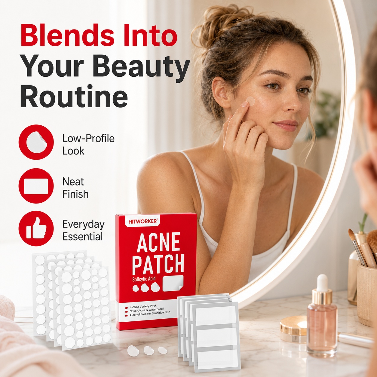 하이드로콜로이드 여드름 패치, 510개, 4가지 사이즈 - Hydrocolloid Acne Patch 리뷰 및 가격