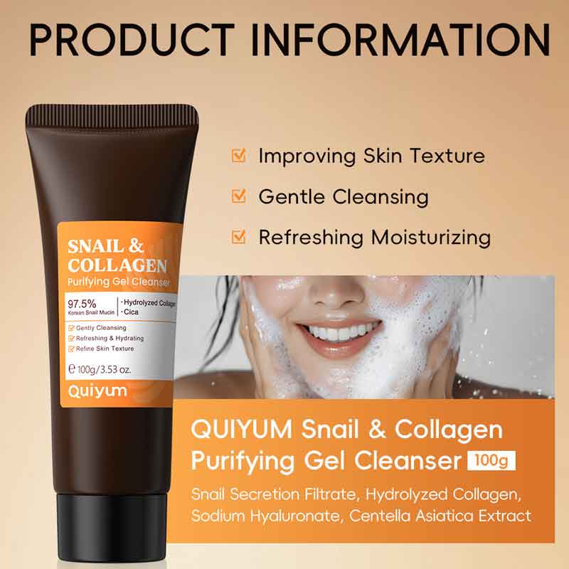 달팽이 콜라겐 페이스 워시, 순한 클렌징, 노폐물 제거 - Snail Cream Gel 리뷰 및 가격