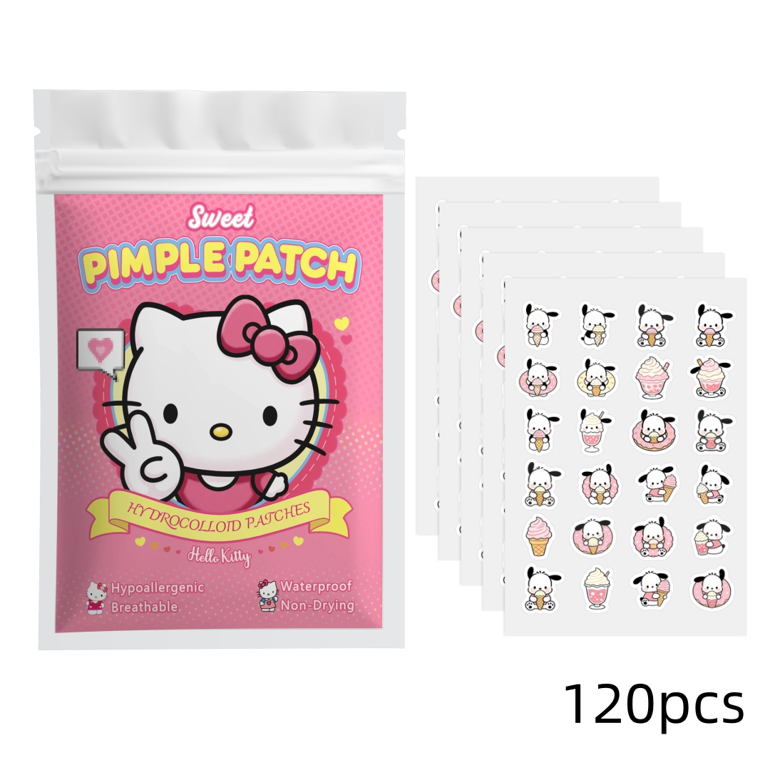 48/120PCS 헬로 키티 여드름 패치, 얼굴 여드름 - Hydrocolloid Acne Patch 리뷰 및 가격