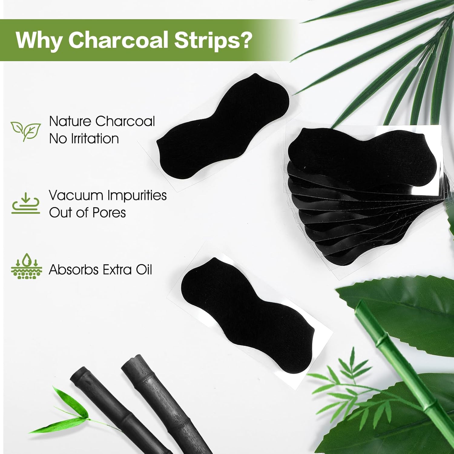 15 Pcs 대나무 숯 블랙헤드 모공 청소 스트립 코  - Charcoal Pore Strip 리뷰 및 가격