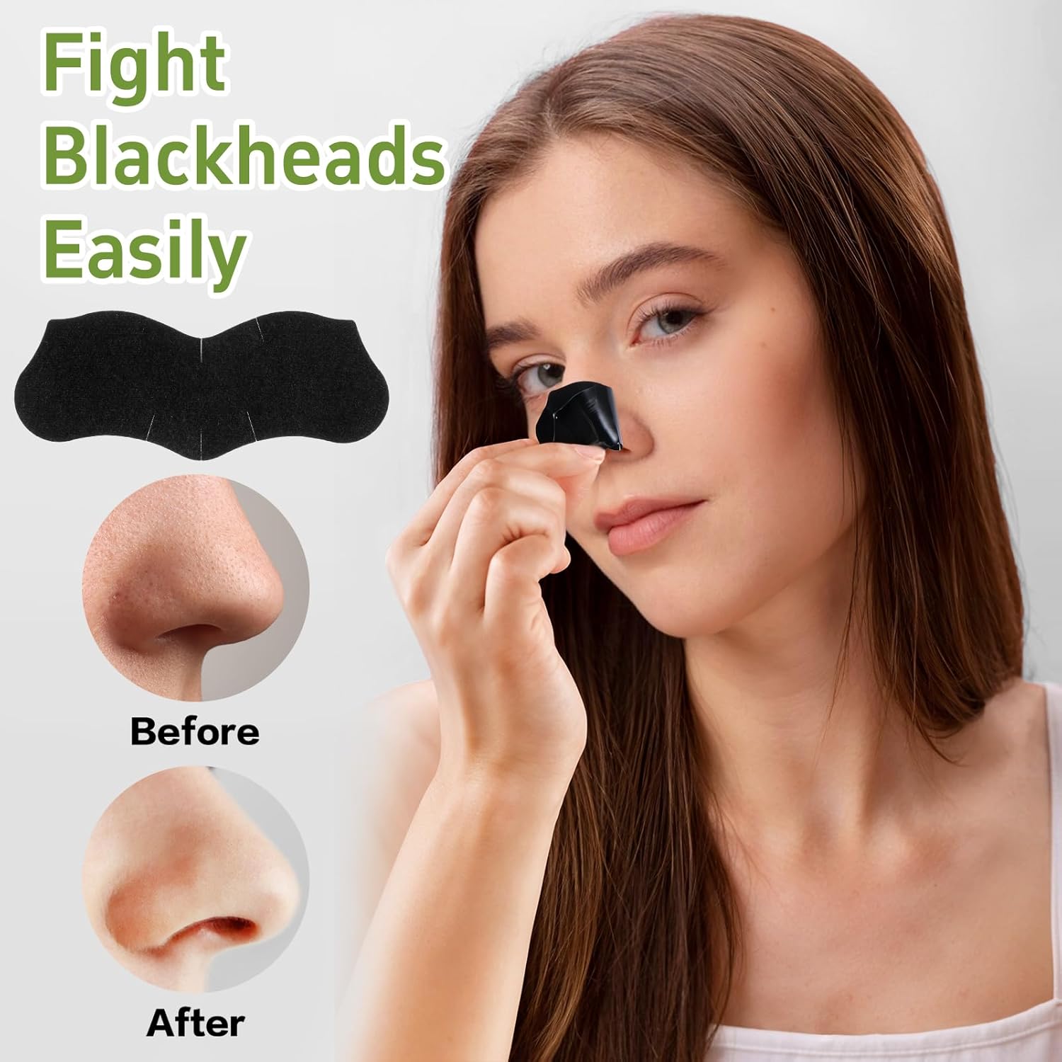 15 Pcs 대나무 숯 블랙헤드 모공 청소 스트립 코  - Charcoal Pore Strip 리뷰 및 가격