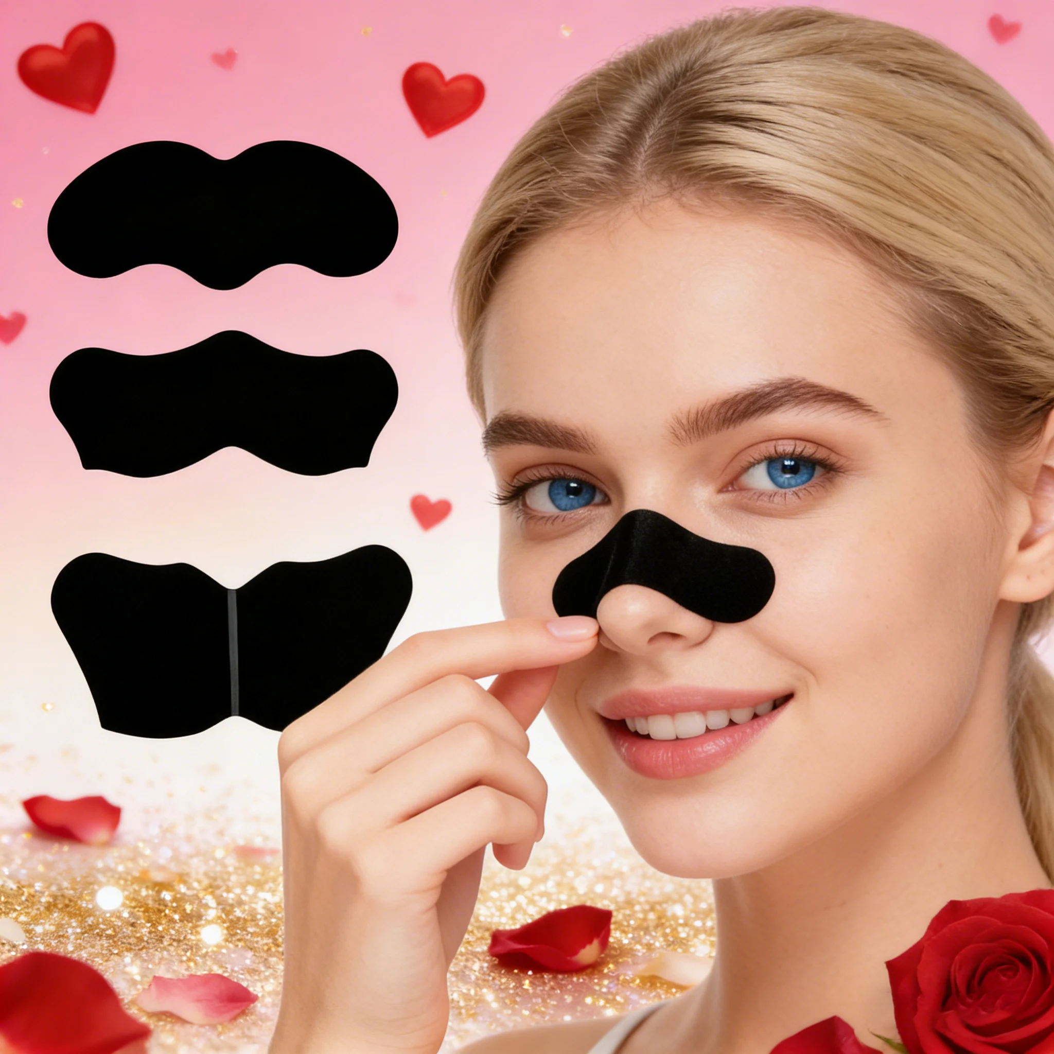 30개 대나무 숯 코 스트립, 모공 클렌징을 위한 블랙 - Charcoal Pore Strip 리뷰 및 가격