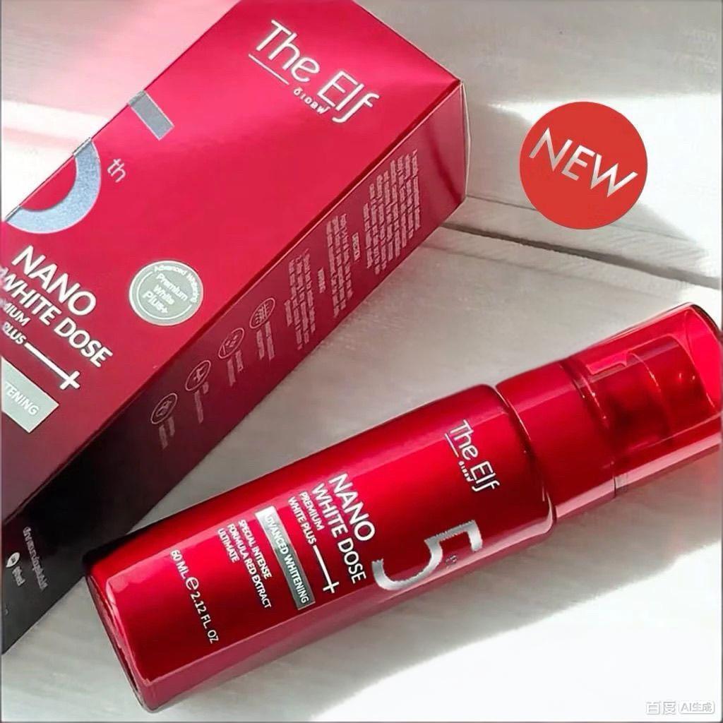 60ML 더 엘프 나노 화이트 도즈 프리미엄 화이트 플 - Alpha Arbutin Serum 리뷰 및 가격