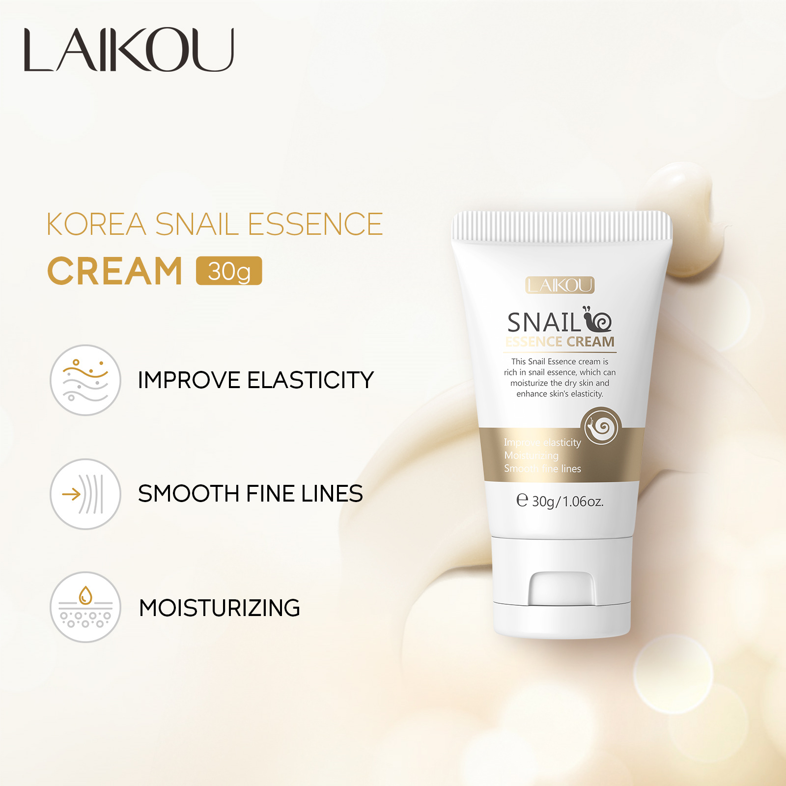 안티 에이징 에센스 얼굴 주름 제거 크림, 미용 제품, - Snail Cream Gel 리뷰 및 가격