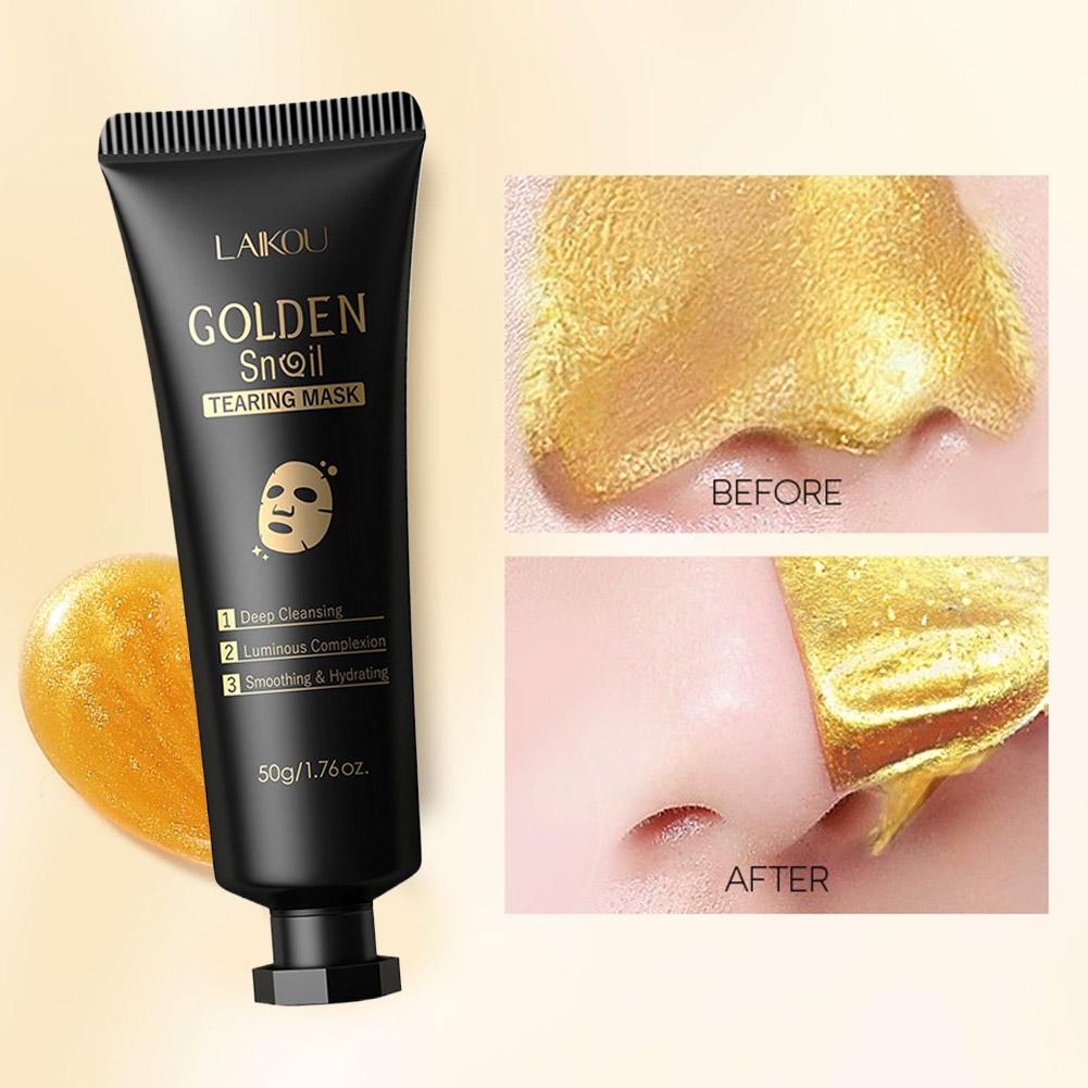라이코우 24K 골드 스네일 티어링 마스크 딥 클렌징  - Snail Cream Gel 리뷰 및 가격