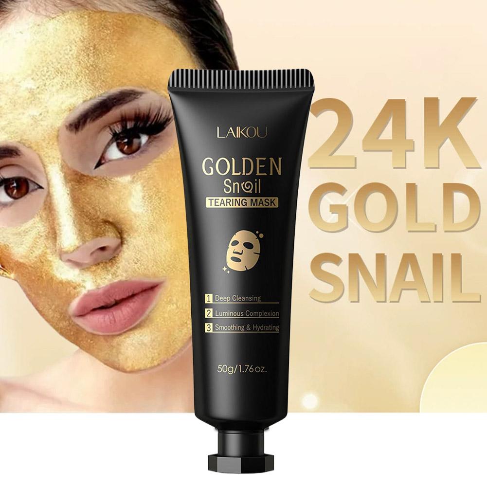 라이코우 24K 골드 스네일 티어링 마스크 딥 클렌징  - Snail Cream Gel 리뷰 및 가격