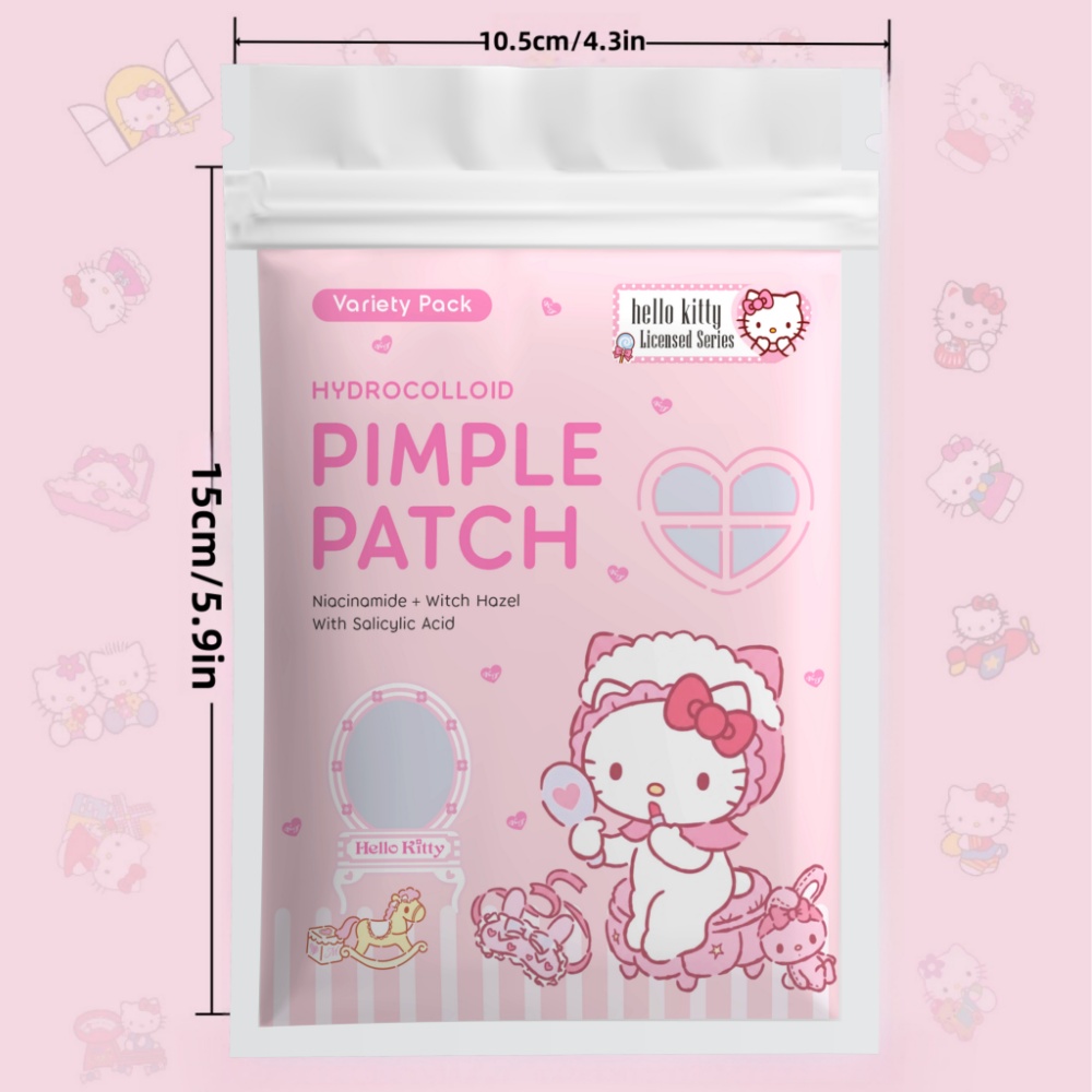 24/72개입 헬로키티 하이드로콜로이드 여드름 패치,  - Hydrocolloid Acne Patch 리뷰 및 가격