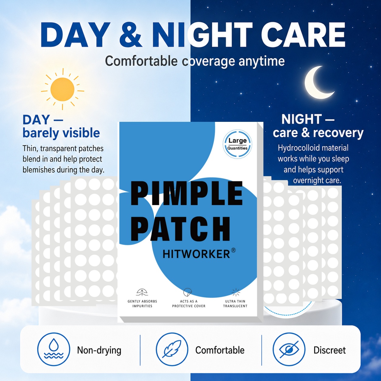 800개 하이드로콜로이드 여드름 패치, 투명 블레미쉬  - Hydrocolloid Acne Patch 리뷰 및 가격